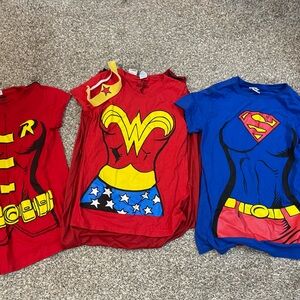 Set‎ of three women’s superhero shirts